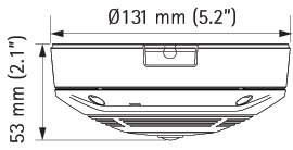 Axis M3007-P rozměry